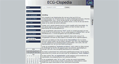 Desktop Screenshot of ecg-clopedia.nl