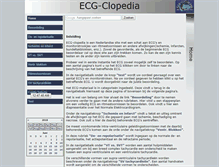 Tablet Screenshot of ecg-clopedia.nl